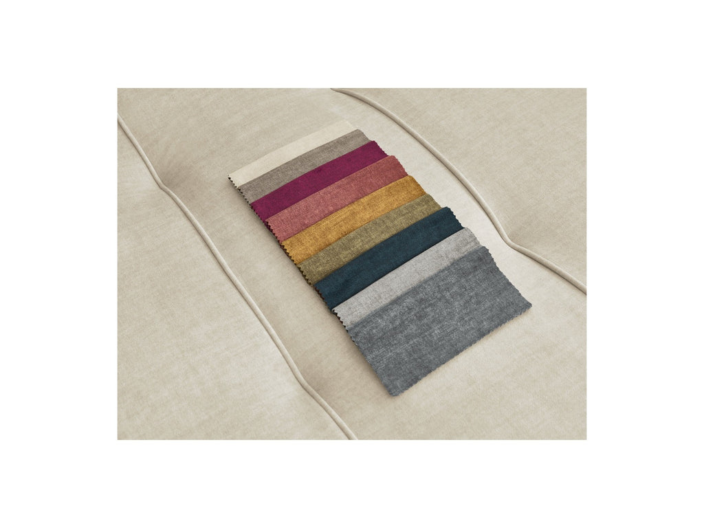 Arsene - Fixed Straight 4-Seater Sofa - Deep Seat - Velvet Fabric