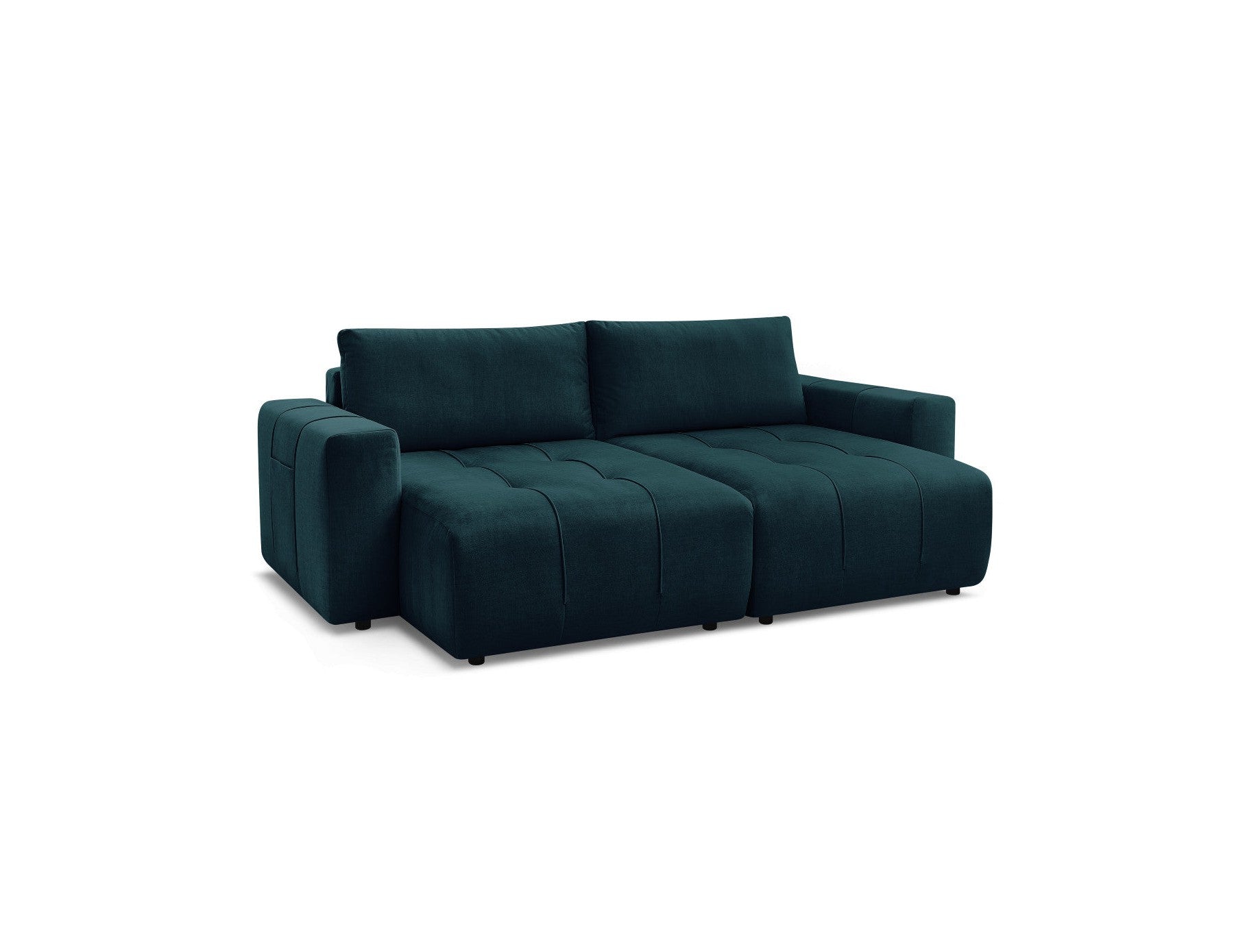 Arsene - Fixed Straight 4-Seater Sofa - Deep Seat - Velvet Fabric