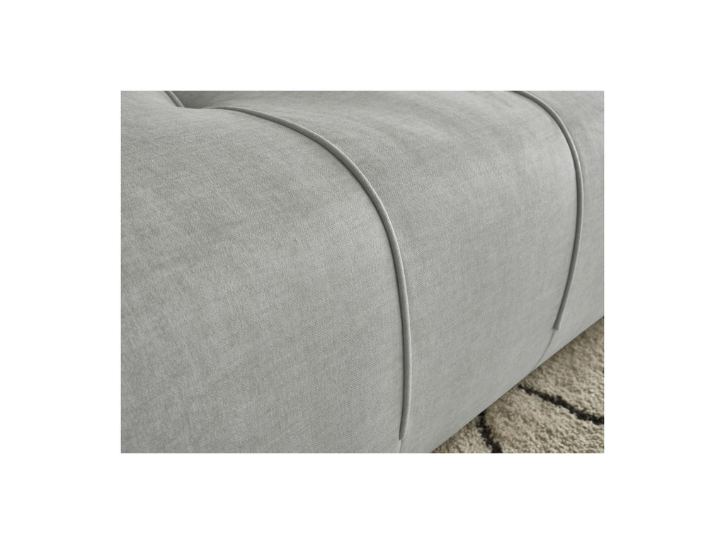 Arsene - Fixed Straight 4-Seater Sofa - Deep Seat - Velvet Fabric