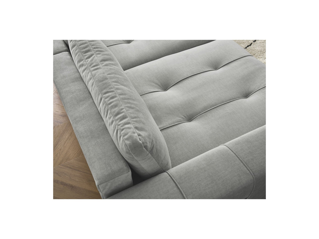 Arsene - Fixed Straight 4-Seater Sofa - Deep Seat - Velvet Fabric