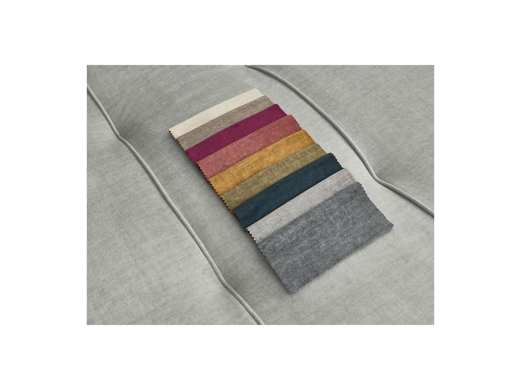 Arsene - Fixed Straight 4-Seater Sofa - Deep Seat - Velvet Fabric