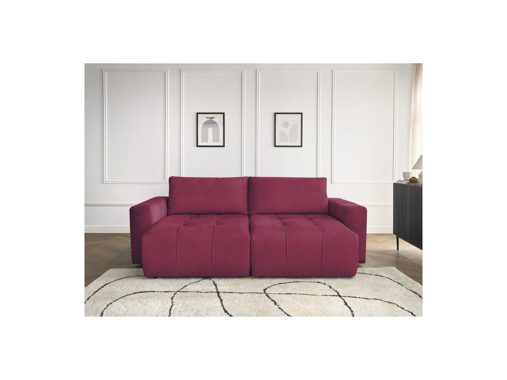 Arsene - Fixed Straight 4-Seater Sofa - Deep Seat - Velvet Fabric