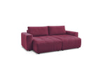 Arsene - Fixed Straight 4-Seater Sofa - Deep Seat - Velvet Fabric