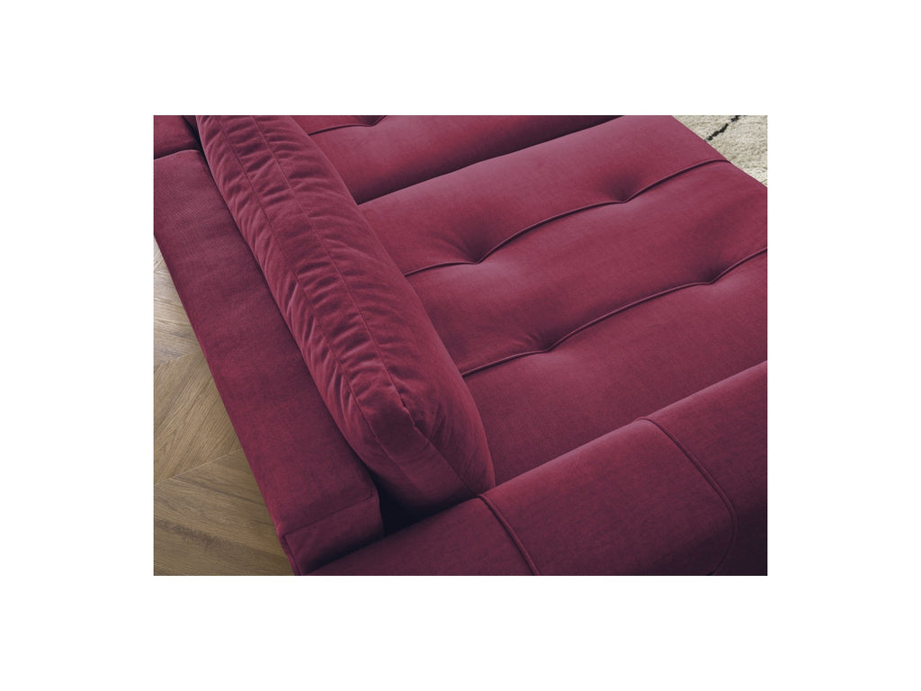 Arsene - Fixed Straight 4-Seater Sofa - Deep Seat - Velvet Fabric