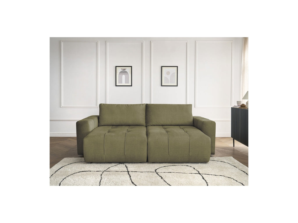 Arsene - Fixed Straight 4-Seater Sofa - Deep Seat - Velvet Fabric