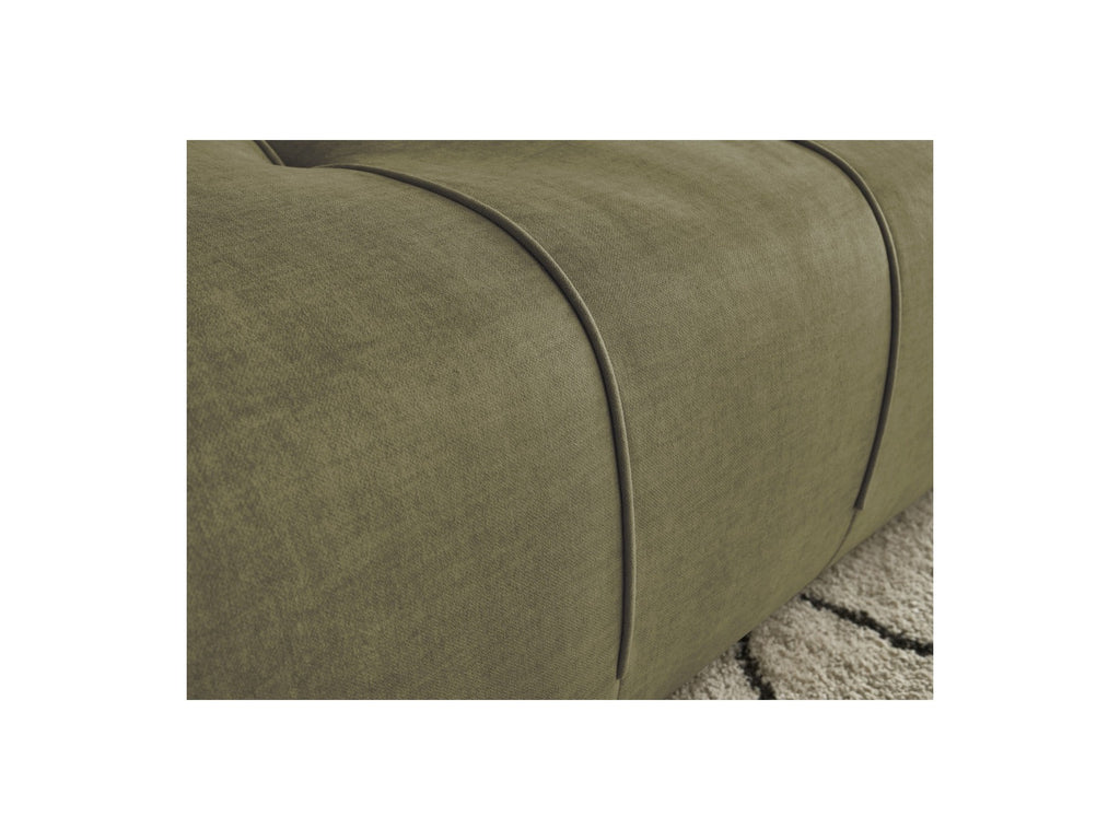 Arsene - Fixed Straight 4-Seater Sofa - Deep Seat - Velvet Fabric