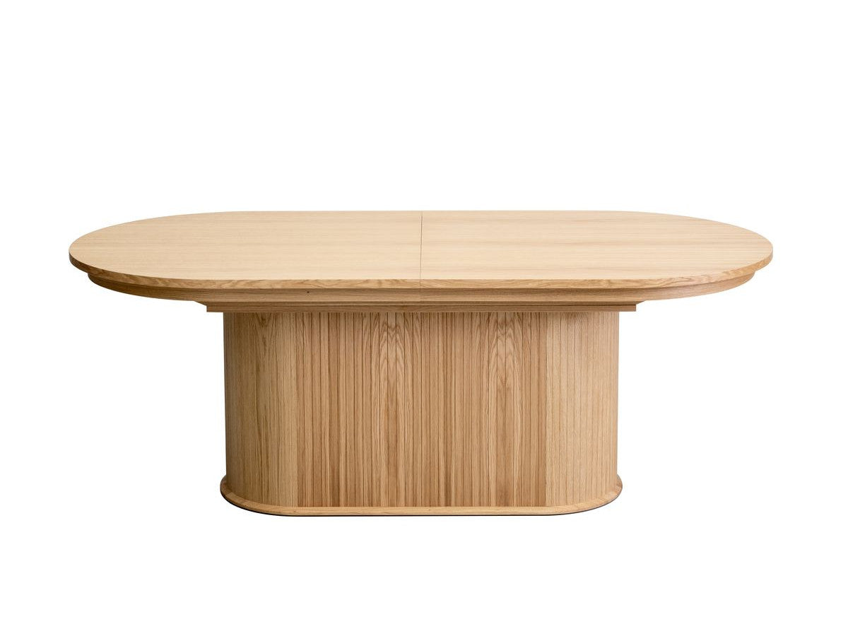 Malmousque - Table À Manger Extensible 210 À 270 Cm Placage Chêne Massif