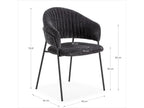 Lou - Set Of 2 Chairs - Textured Fabric