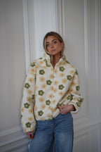 Dana Zipped Jacket - Cream