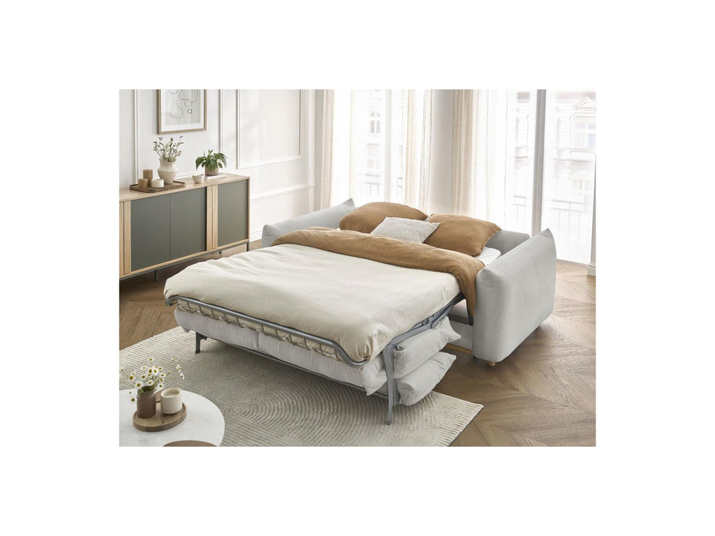 Ernest - Straight Sofa Bed with Express Opening - Smooth Fabric - 140X190