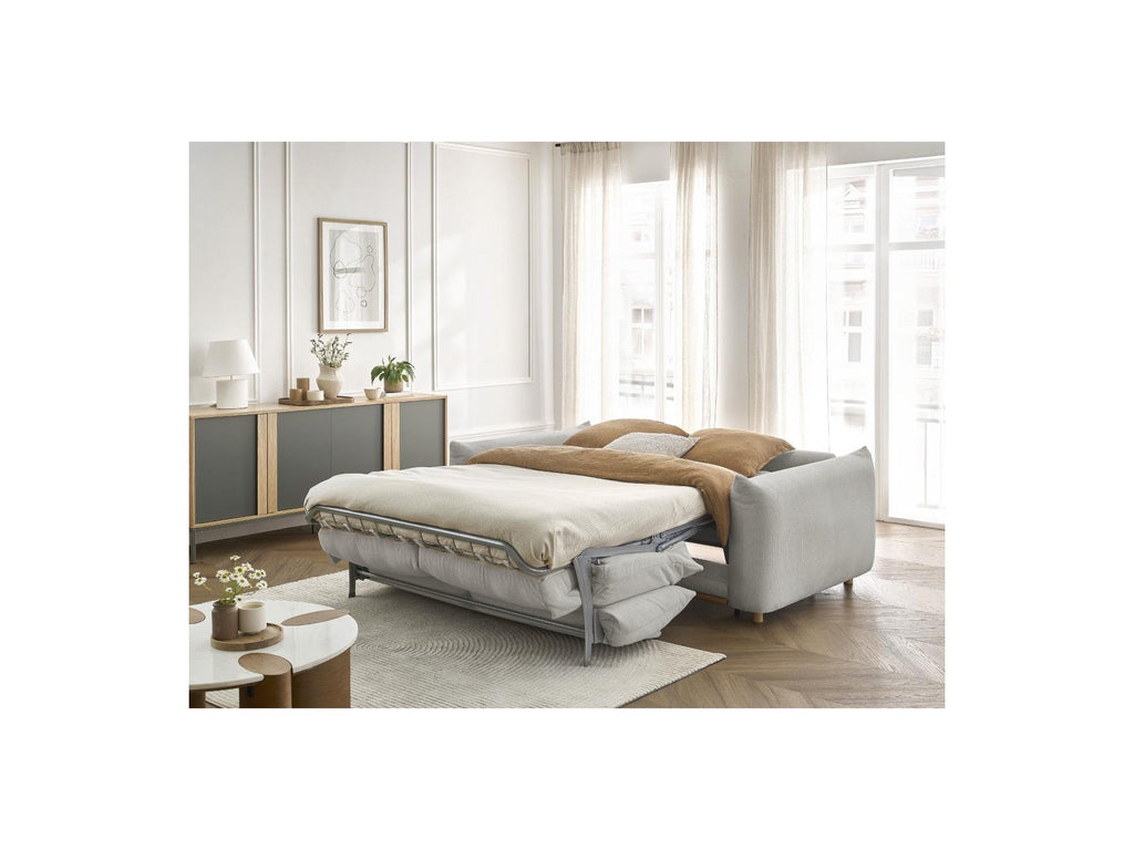 Ernest - Straight Sofa Bed with Express Opening - Smooth Fabric - 140X190