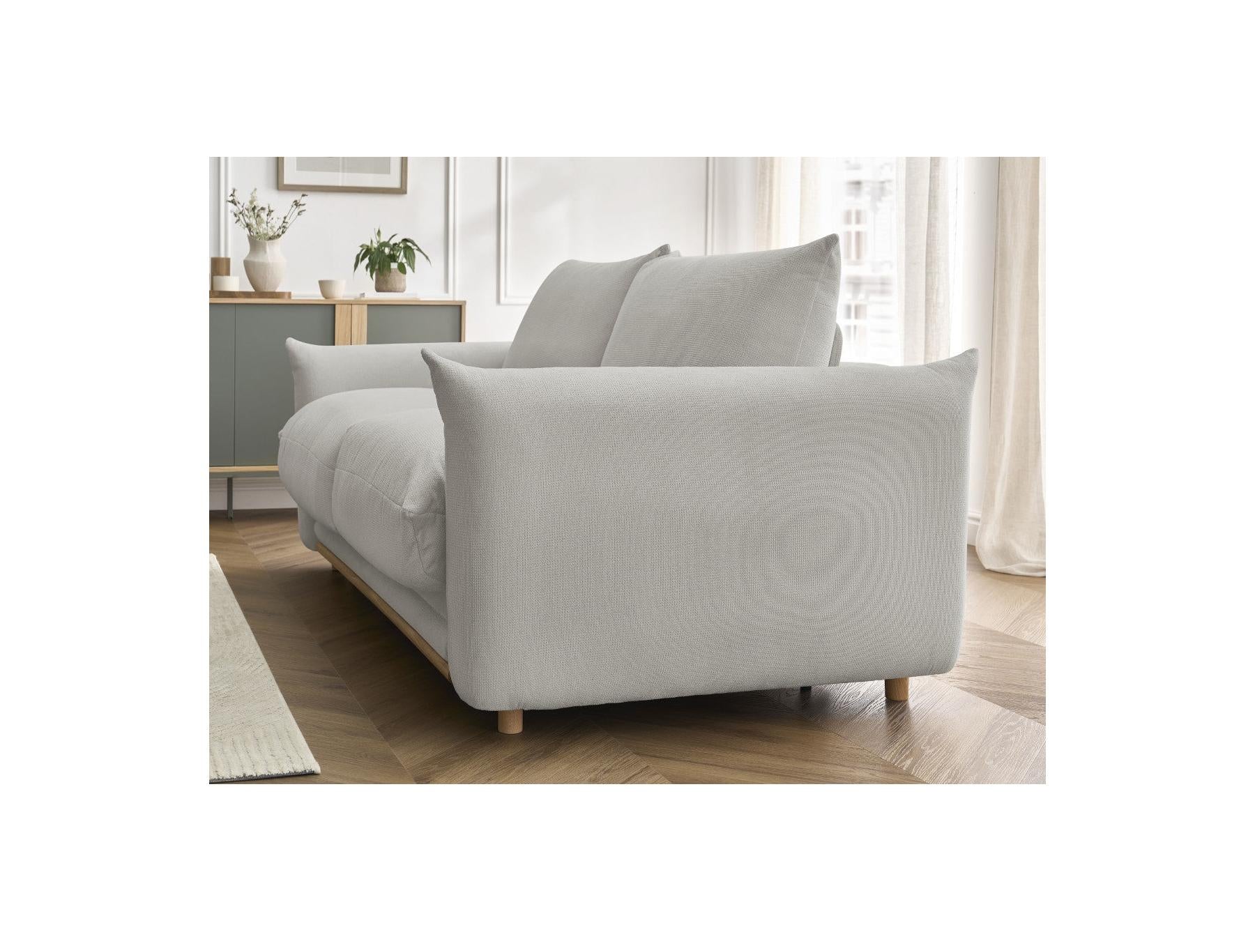 Ernest - Straight Sofa Bed with Express Opening - Smooth Fabric - 140X190