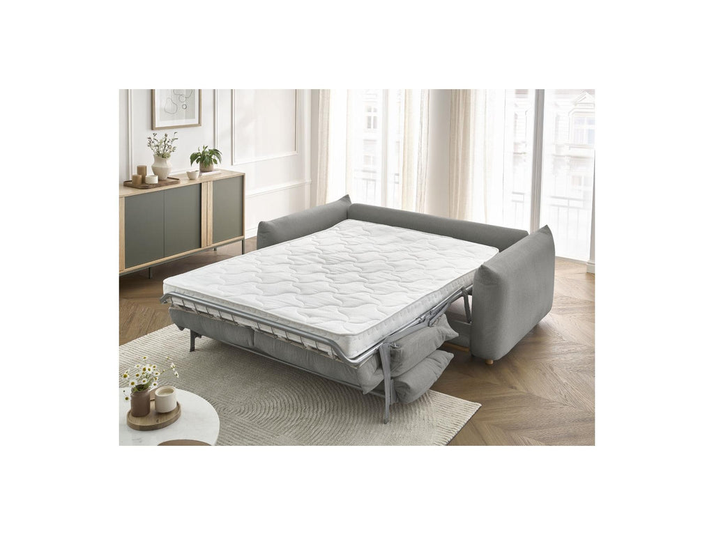 Ernest - Straight Sofa Bed with Express Opening - Smooth Fabric - 140X190