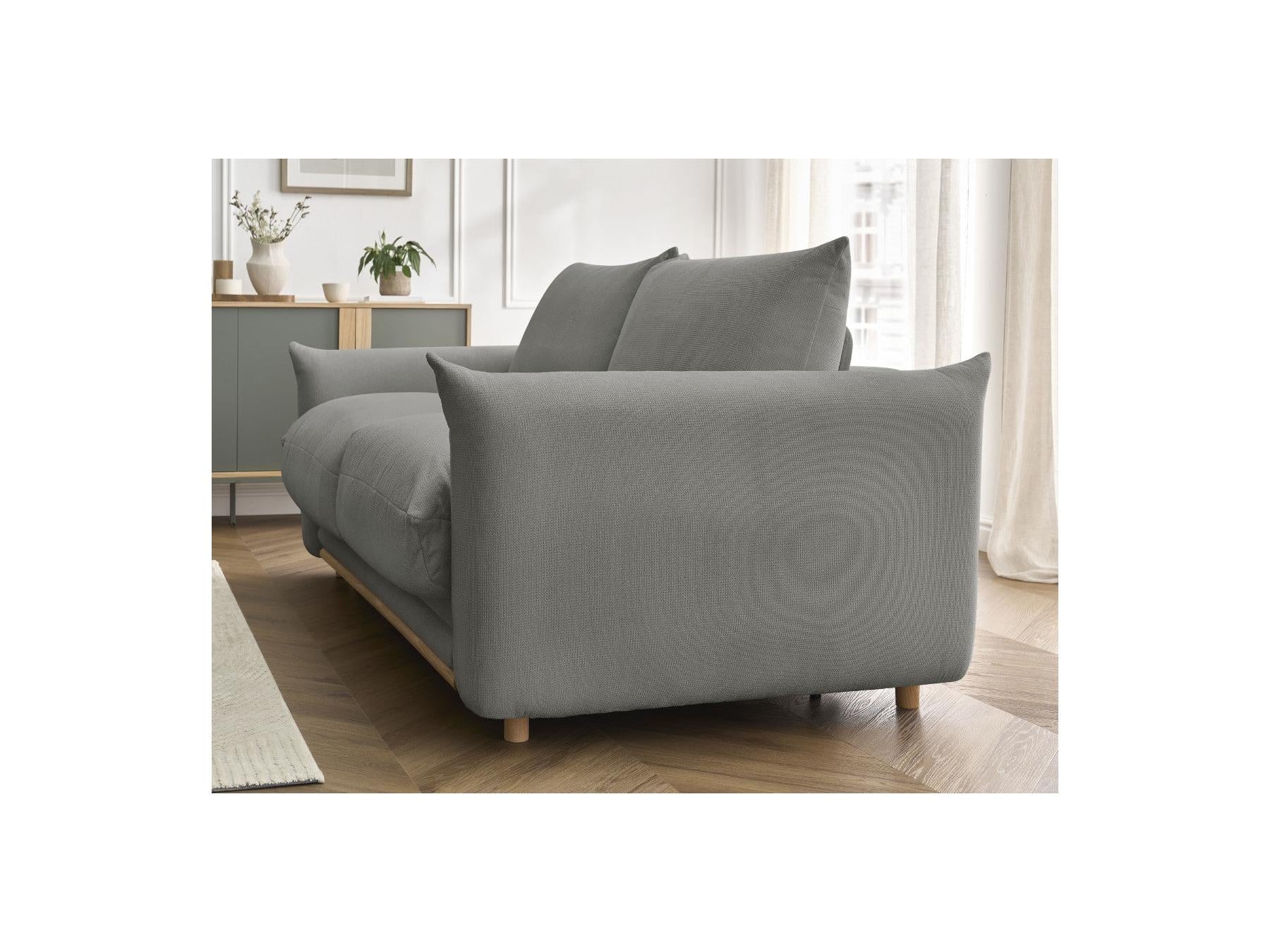Ernest - Straight Sofa Bed with Express Opening - Smooth Fabric - 140X190