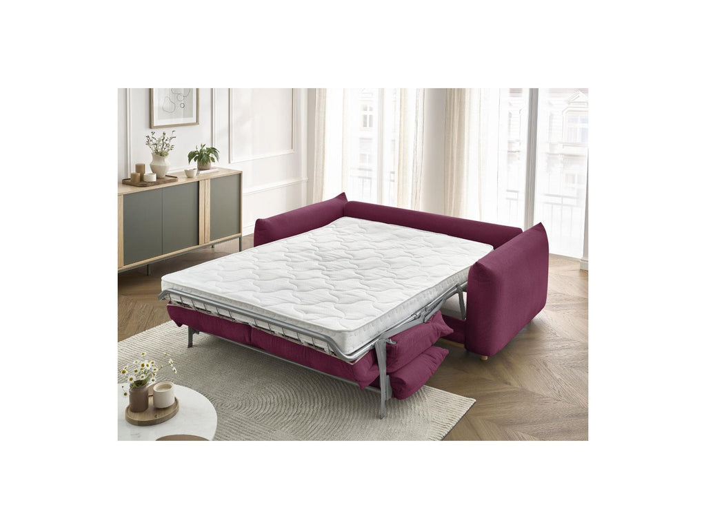 Ernest - Straight Sofa Bed with Express Opening - Smooth Fabric - 140X190