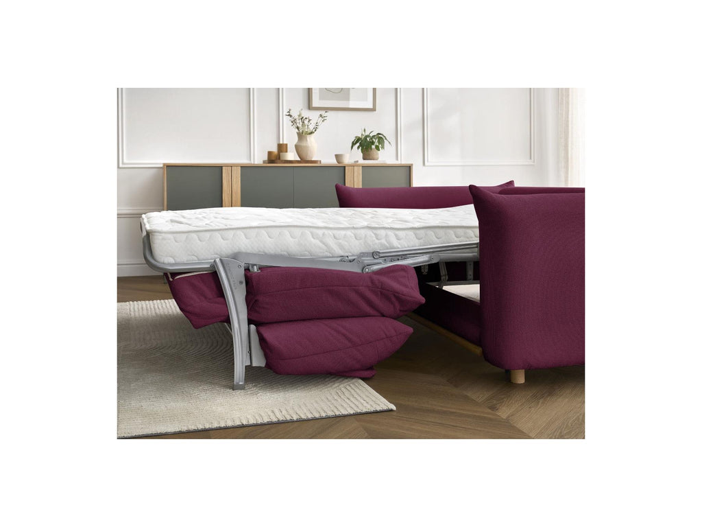 Ernest - Straight Sofa Bed with Express Opening - Smooth Fabric - 140X190