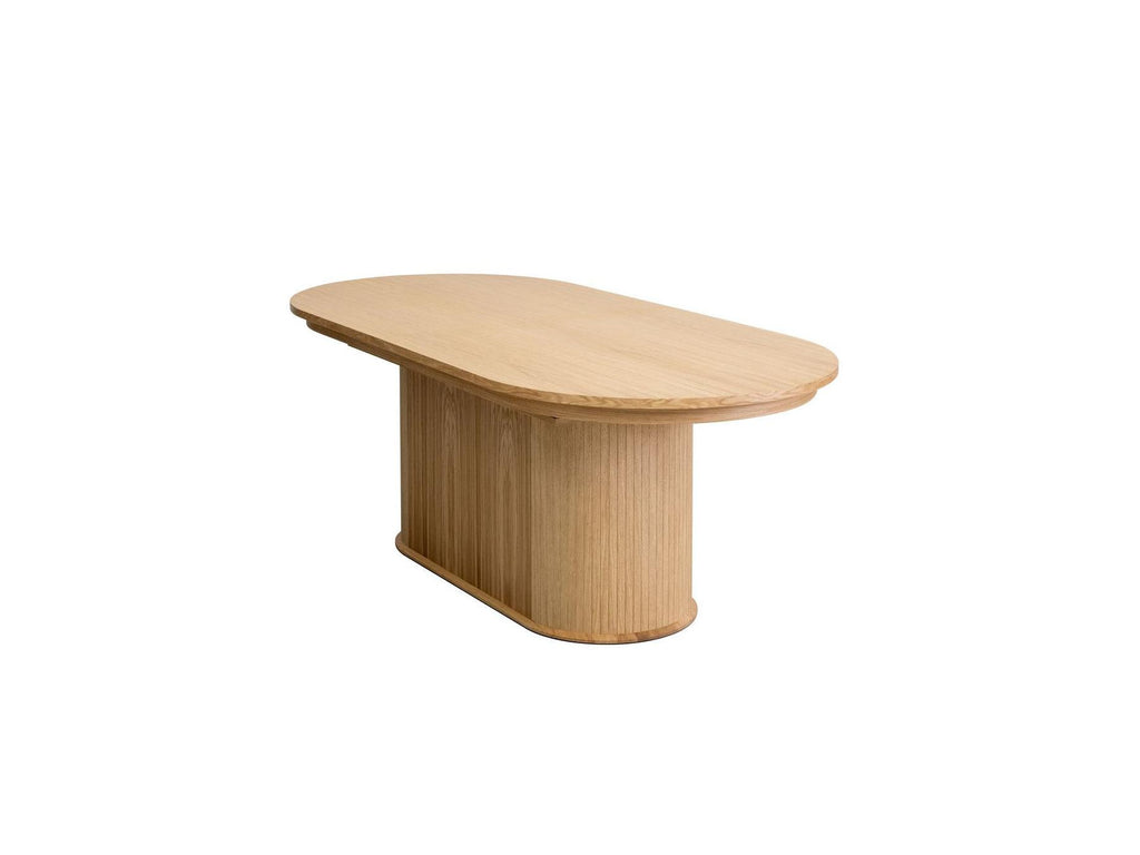 Malmousque - Ensemble Avec Table À Manger Extensible 210 À 270 Cm + 6 Chaises Bastide Placage Chêne Massif
