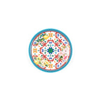 Assiette Plate "Flower&Lemon"