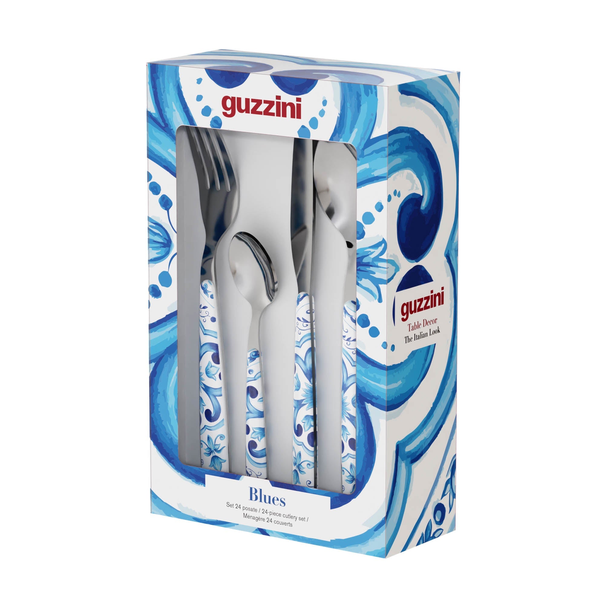 Blues - 24-Piece Cutlery Set