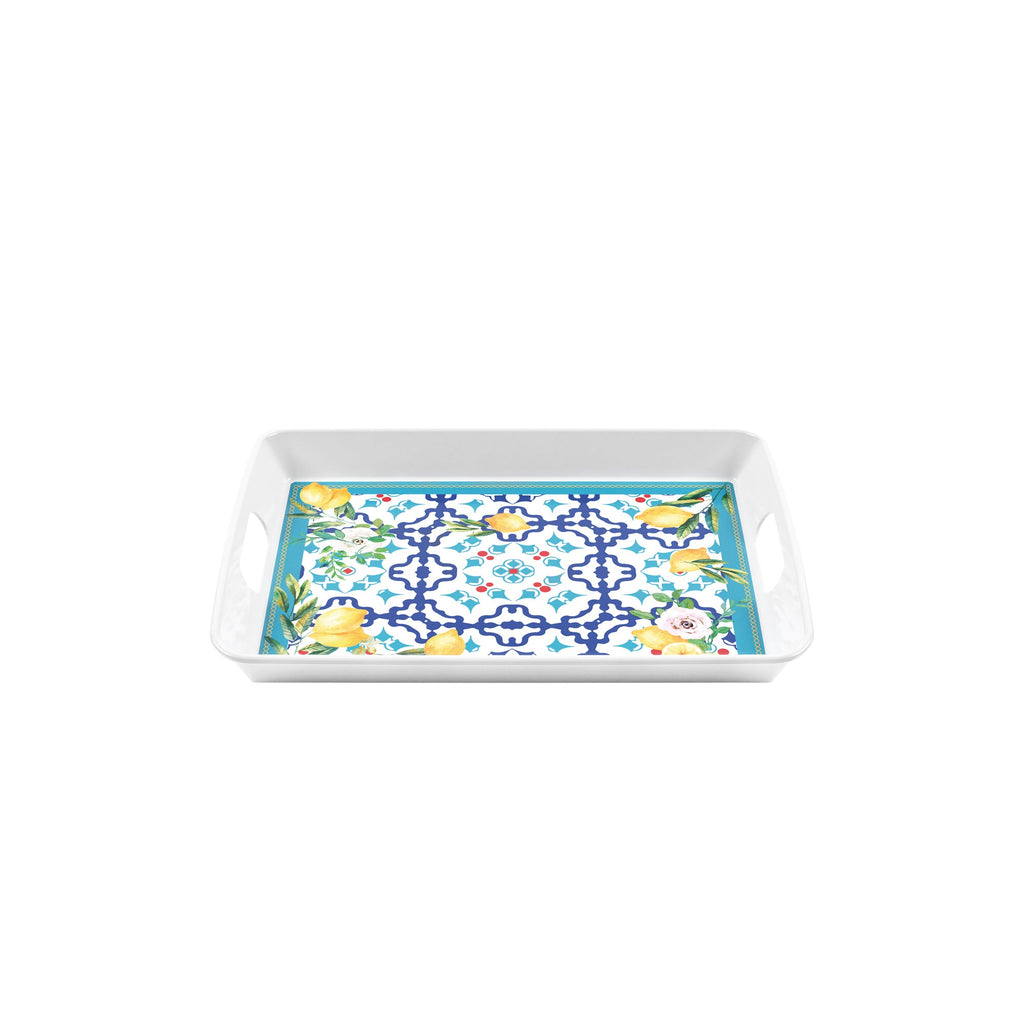 Rectangular Tray "Flower&Lemon"