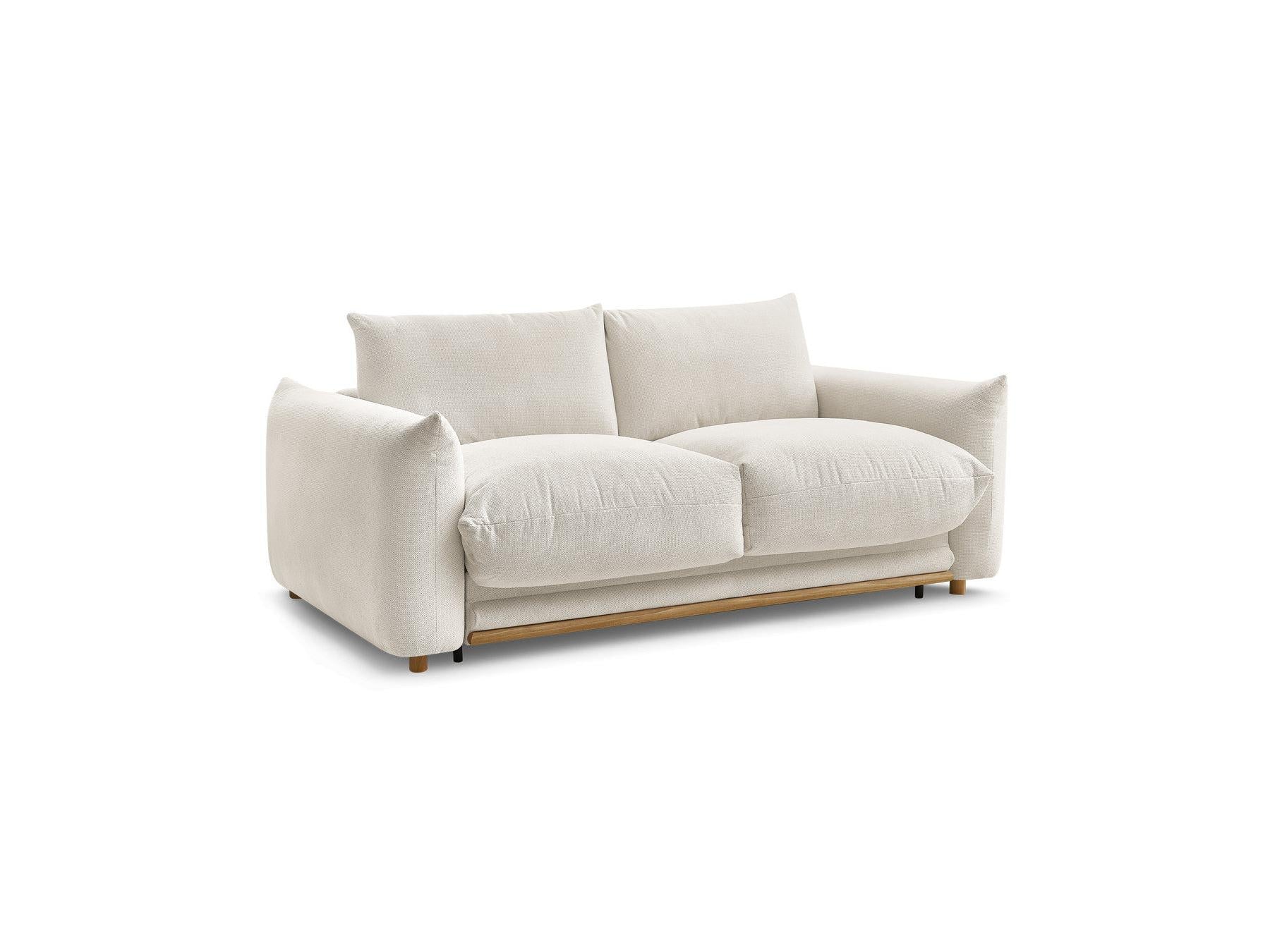 Ernest - Straight Sofa Bed with Express Opening - Smooth Fabric - 140X190