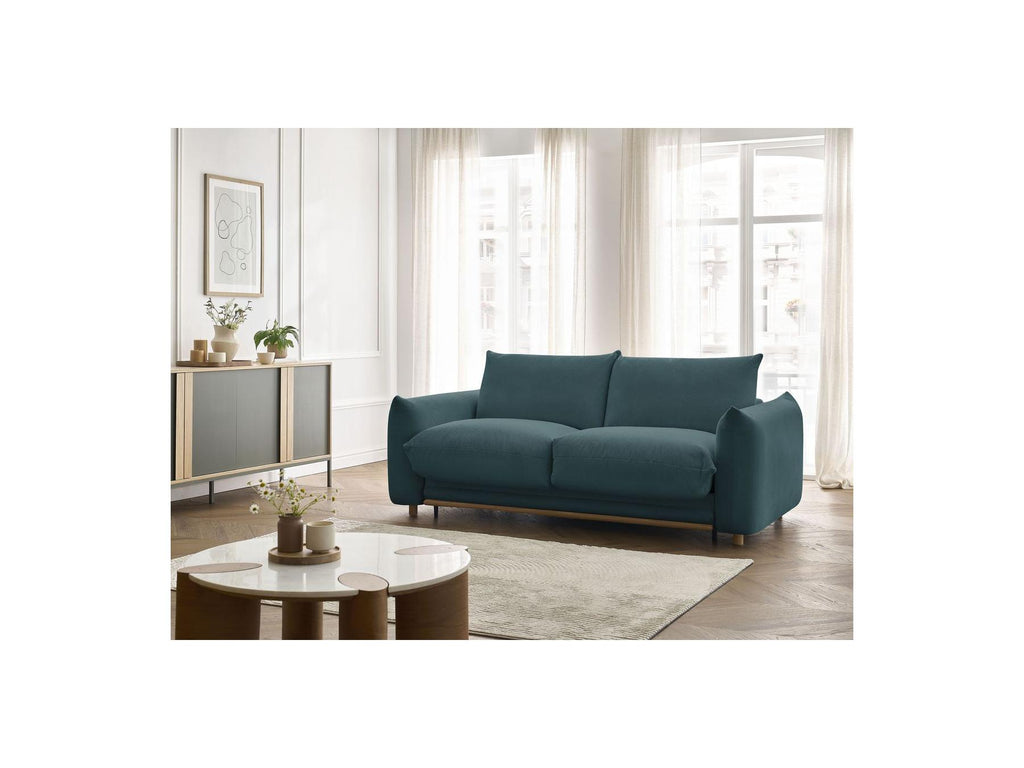 Ernest - Straight Sofa Bed with Express Opening - Smooth Fabric - 140X190