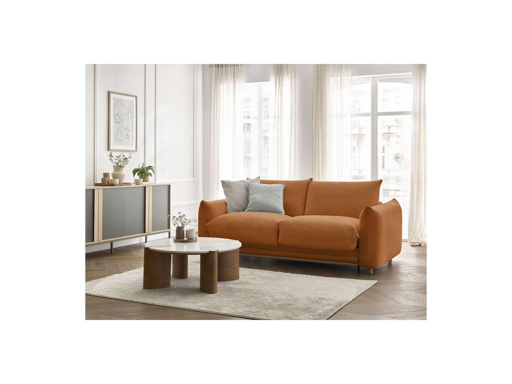 Ernest - Straight Sofa Bed with Express Opening - Smooth Fabric - 140X190