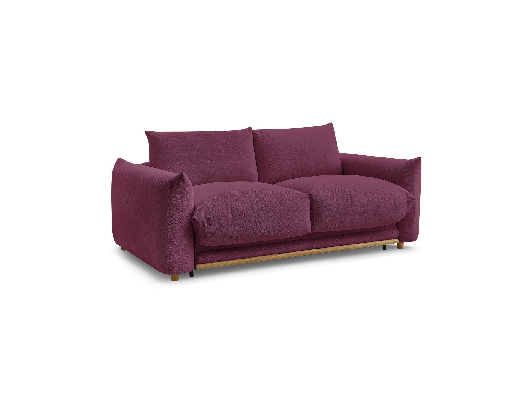 Ernest - Straight Sofa Bed with Express Opening - Smooth Fabric - 140X190