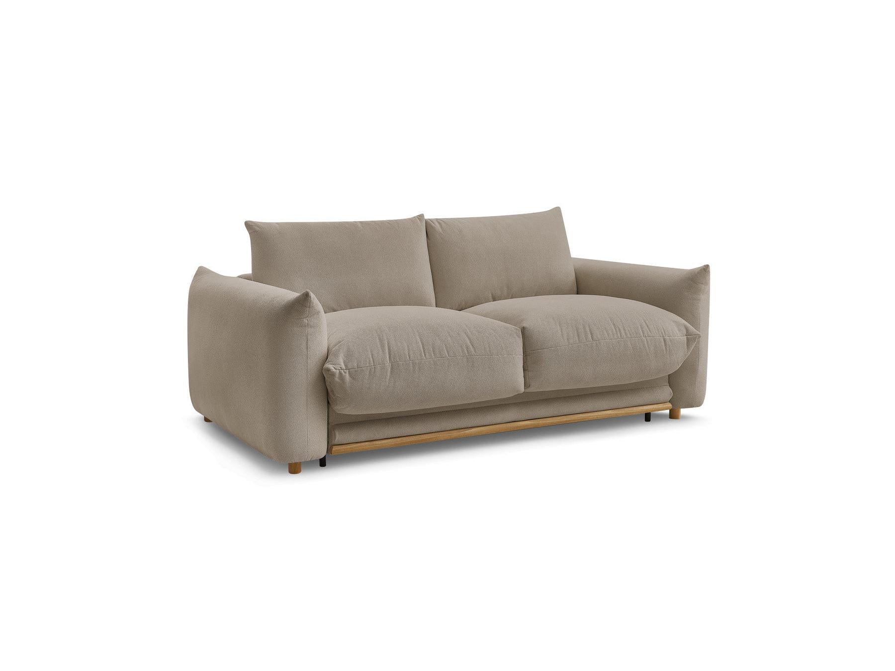 Ernest - Straight Sofa Bed with Express Opening - Smooth Fabric - 140X190