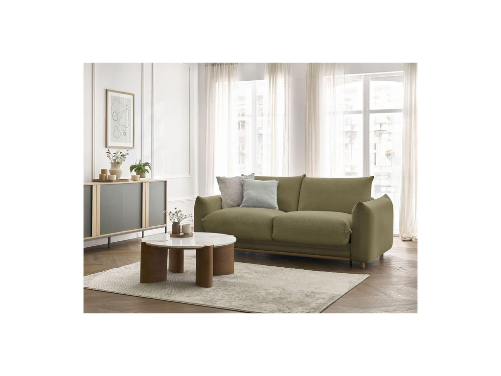 Ernest - Straight Sofa Bed with Express Opening - Smooth Fabric - 140X190