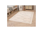 Mapa - Alfombra de pelo corto - Motivo nube - Beige