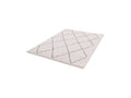Renaud - Tapis Poils Longs - Motif Graphique - Beige