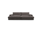 Fixed Straight 4-Seater Compact Sofa Deep Seat - Leonard - Corduroy