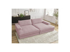 Fixed Straight 4-Seater Compact Sofa Deep Seat - Leonard - Corduroy