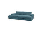Fixed Straight 4-Seater Compact Sofa Deep Seat - Leonard - Corduroy