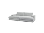 Fixed Straight 4-Seater Compact Sofa Deep Seat - Leonard - Corduroy