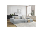 Fixed Straight 4-Seater Compact Sofa Deep Seat - Leonard - Corduroy