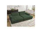 Fixed Straight 4-Seater Compact Sofa Deep Seat - Leonard - Corduroy