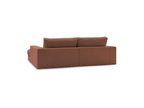 Leonard - Canapé D'Angle Fixe Compact - Velours Côtelé - Angle Gauche