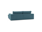 Leonard - Canapé D'Angle Fixe Compact - Velours Côtelé - Angle Gauche