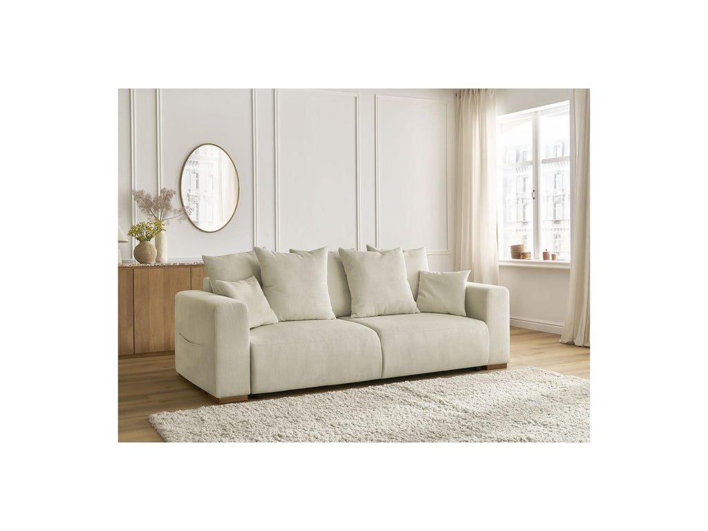 Sidonie - Straight Convertible Sofa - Corduroy