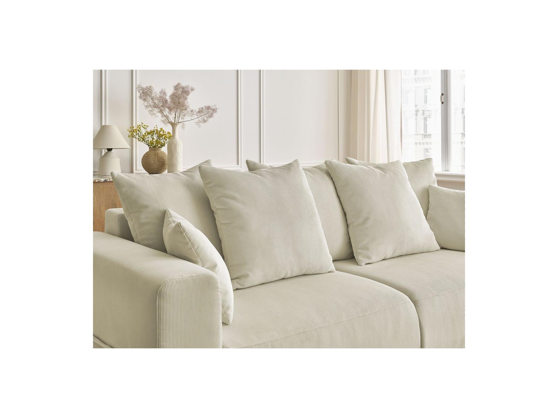 Sidonie - Straight Convertible Sofa - Corduroy