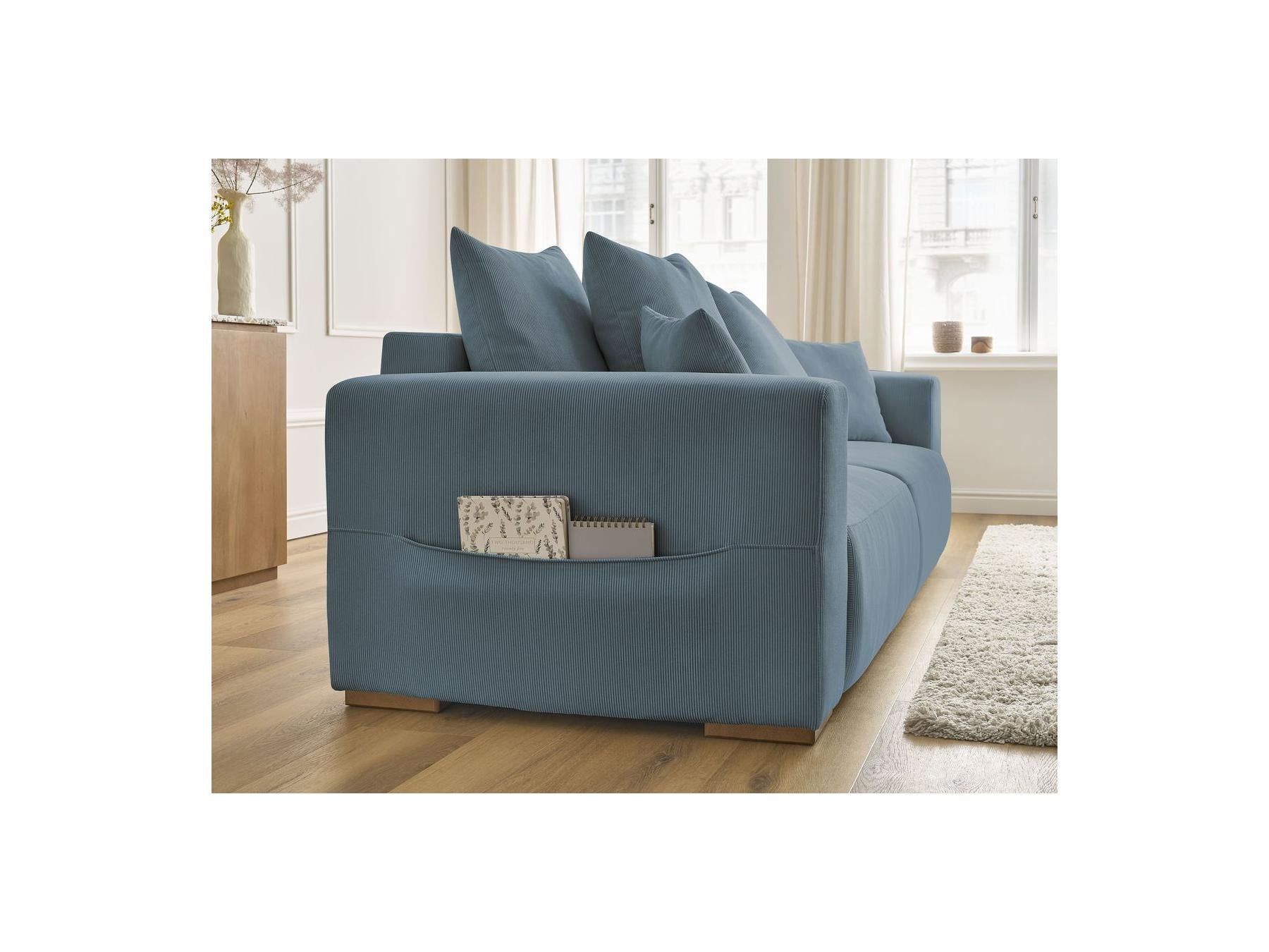 Sidonie - Straight Convertible Sofa - Corduroy