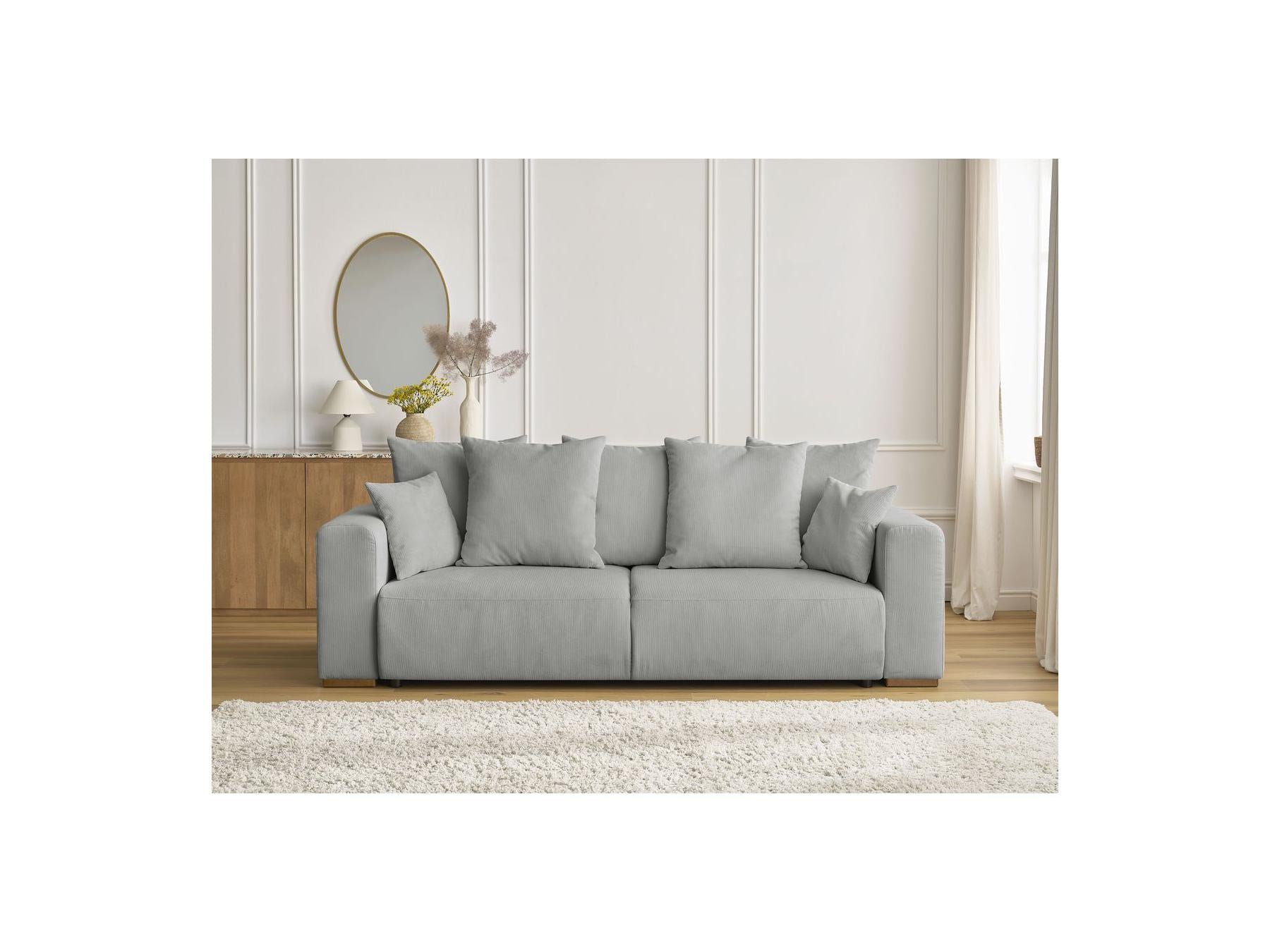 Sidonie - Straight Convertible Sofa - Corduroy