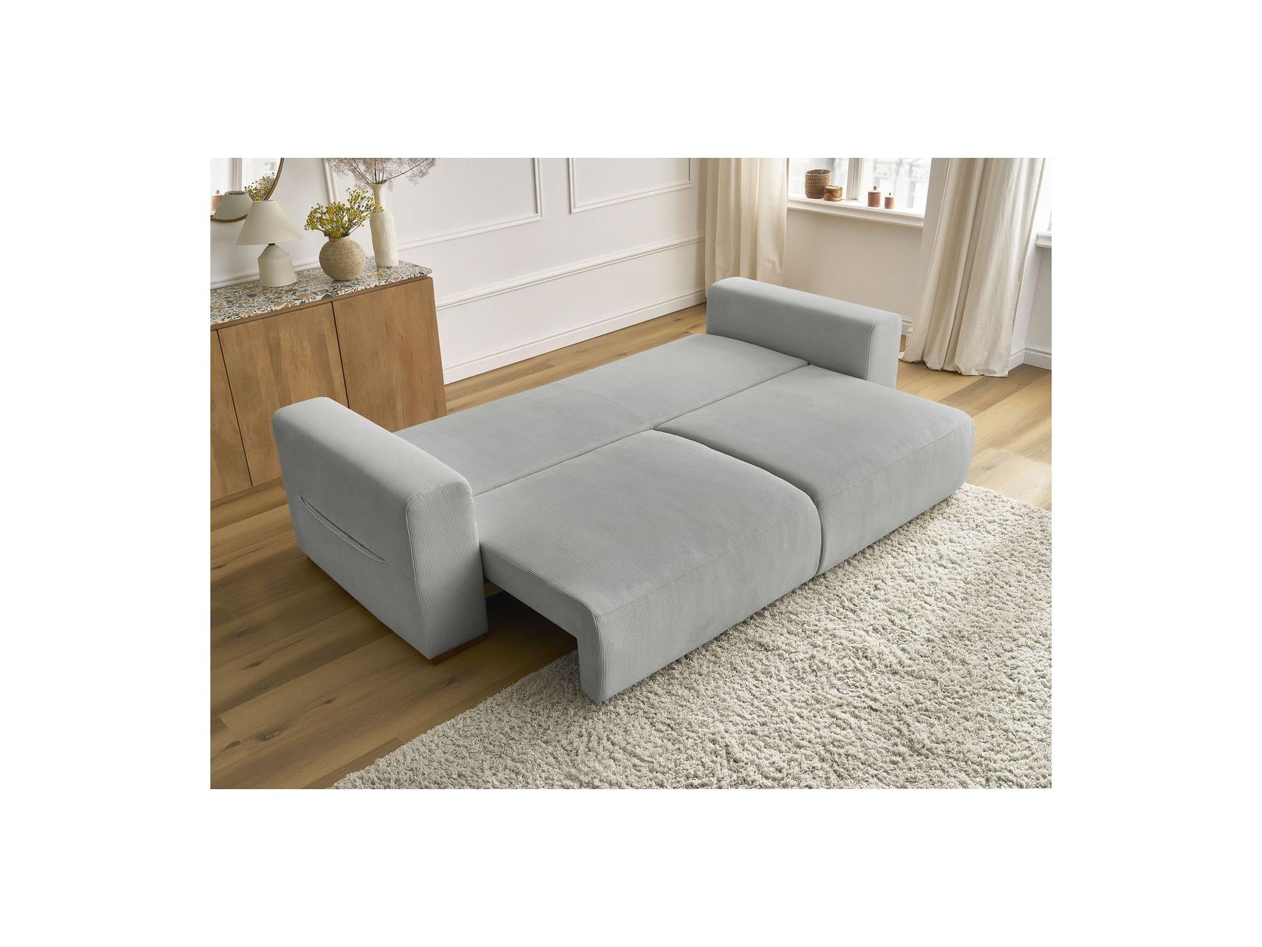 Sidonie - Straight Convertible Sofa - Corduroy