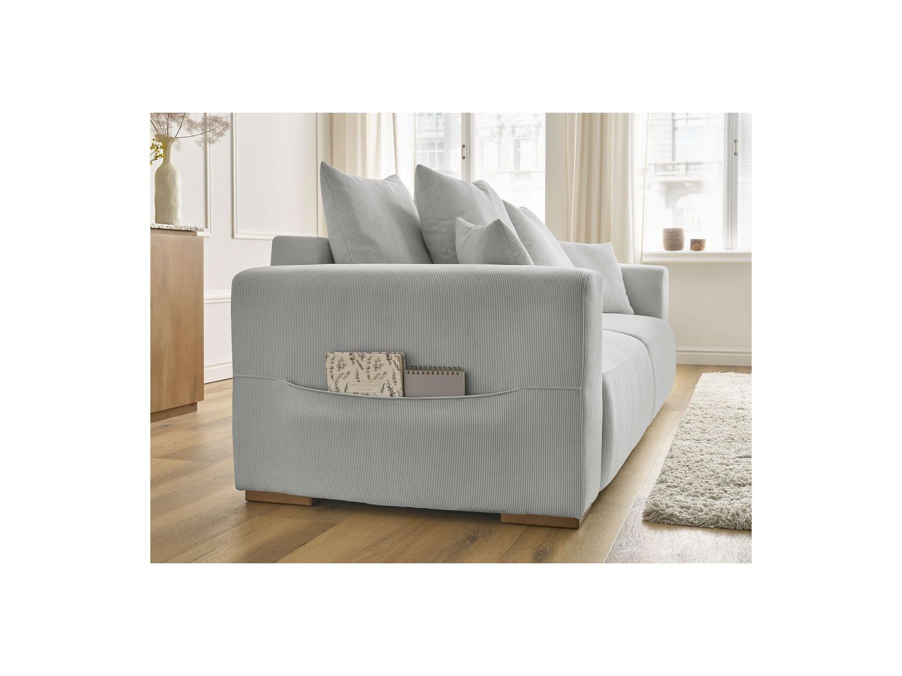 Sidonie - Straight Convertible Sofa - Corduroy