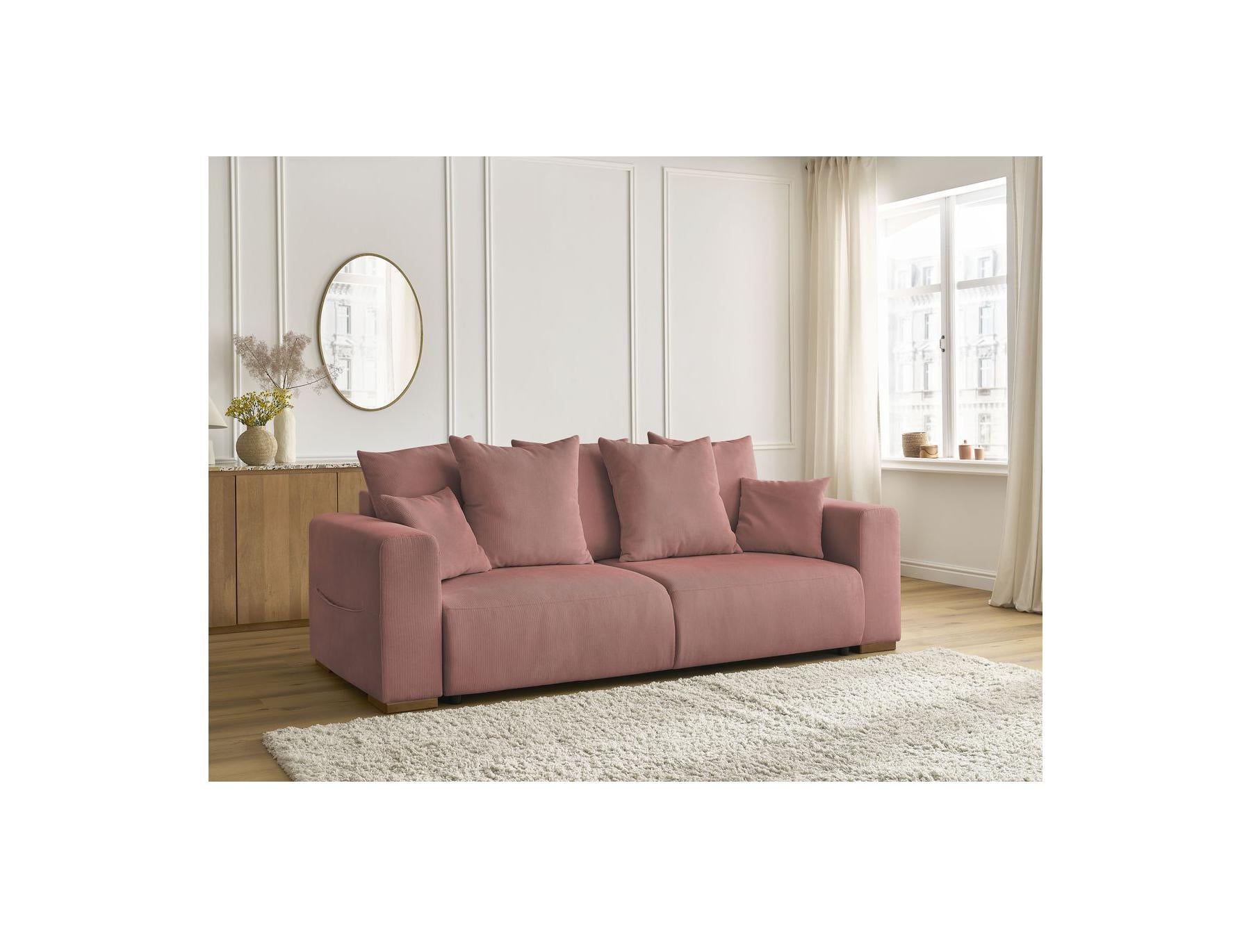Sidonie - Straight Convertible Sofa - Corduroy