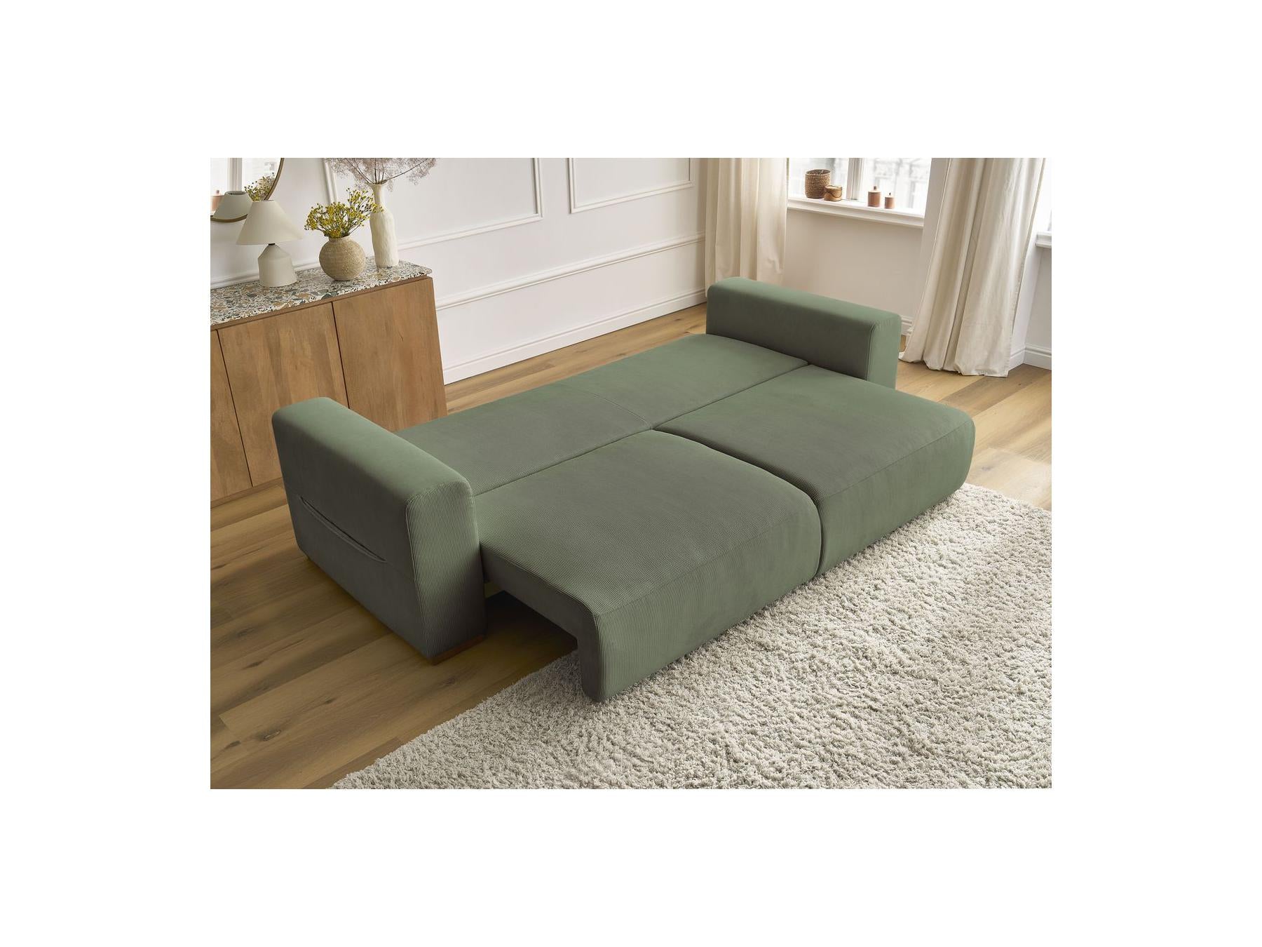 Sidonie - Straight Convertible Sofa - Corduroy