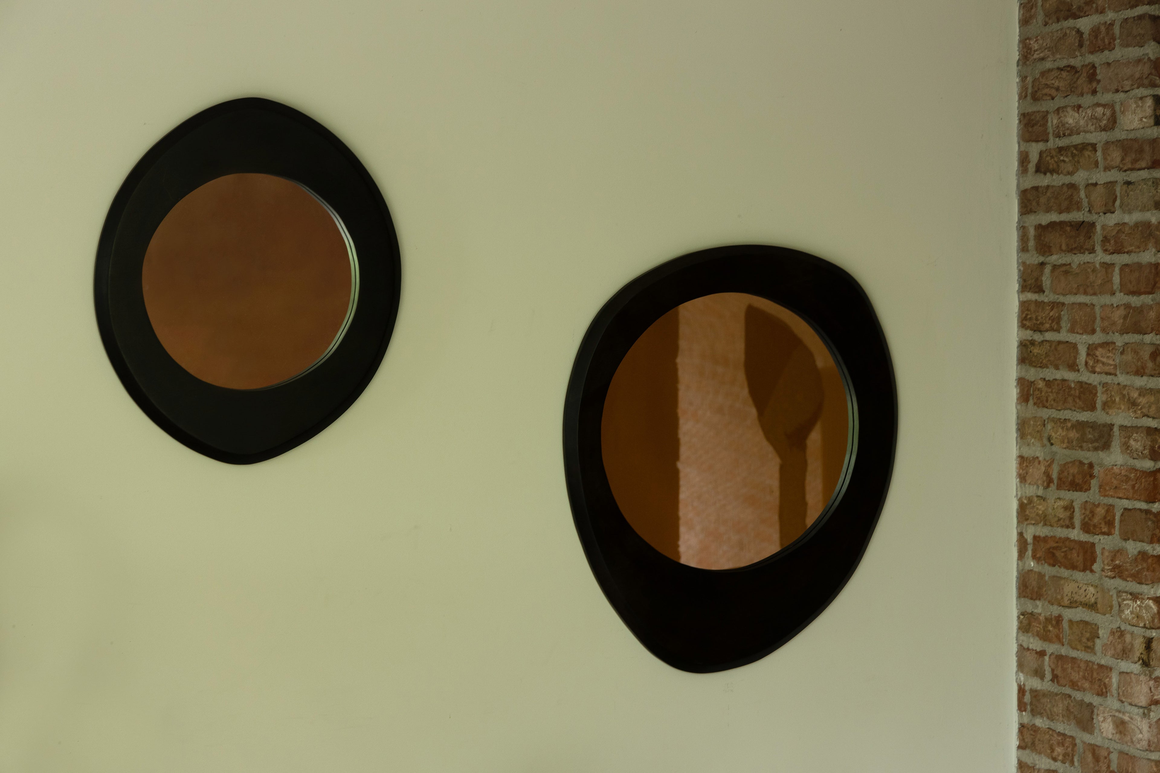 Aren S - Espejo - Madera de mango - Negro