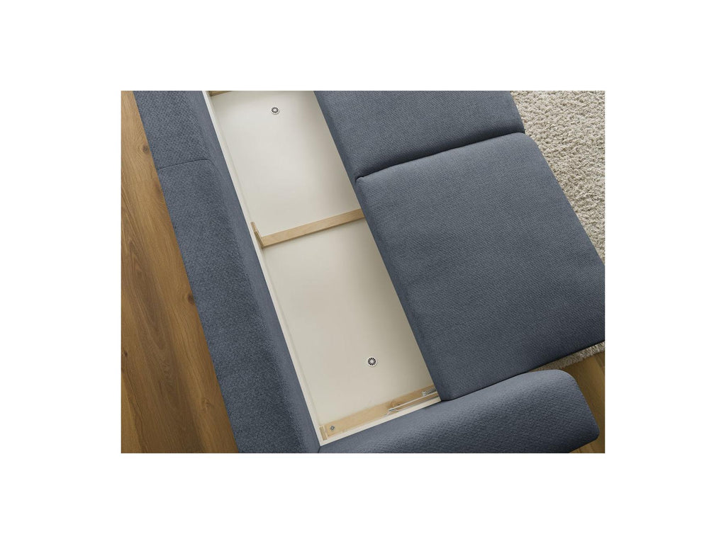 Sidonie - Canapé Droit Convertible - Tissu Chiné